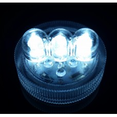 SUBMERSIBLE LED - 3 BULBS - CLEAR WHITE