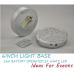 LED LIGHT BASE - CLEAR WHITE - 15CM DIAM