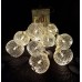 LED Silver Metal Mesh Ball Fairy Light String.