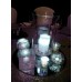 LED WAX PILLAR CANDLE - WHITE FLICKER - 15